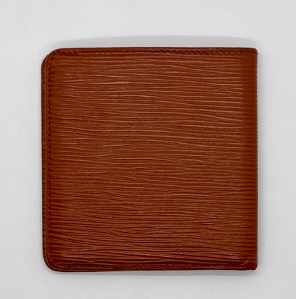 Louis Vuitton Vintage Epi Leather Bifold Wallet-Brown-Made in France