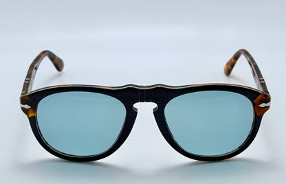 Vintage Persol 649 Sunglasses 1090/3R - Blue Prince of Wales Havana with Polarized Blue Lenses | Collector’s Condition