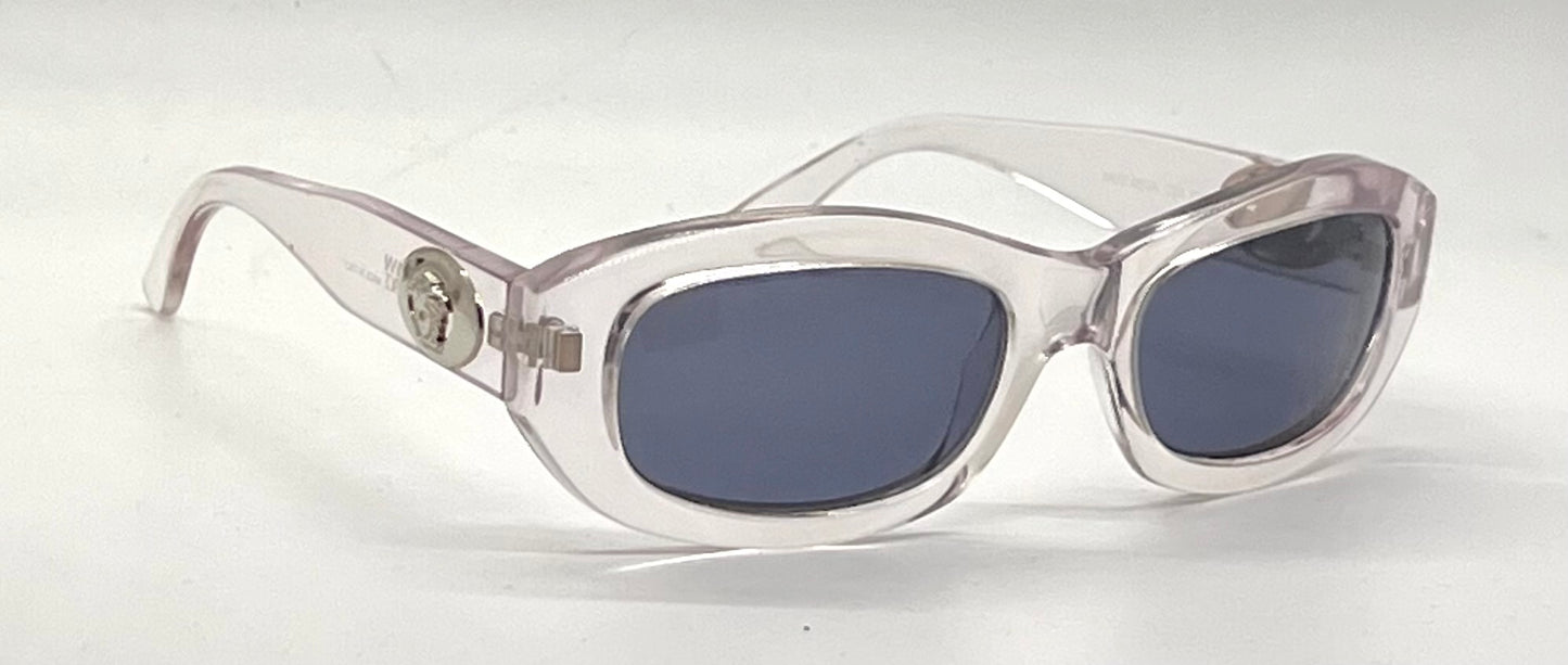 Gianni Versace 481/A 924 Vintage Crystal Sunglasses NOS/Original Lenses-Italy-54mm