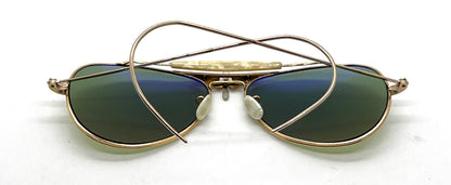 Art-Craft Winged Propeller Aviator-12K GF-Mother-of-Pearl VINTAGE Sunglasses