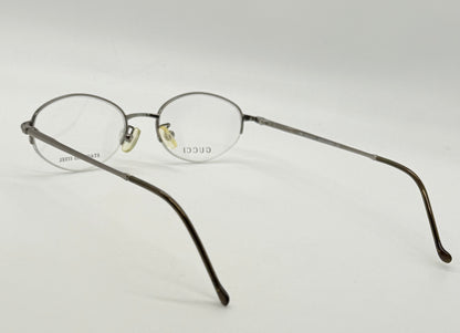 Gucci GG 2663 Half-Rim Stainless Steel Frames-Y2K Vintage-47mm-Italy