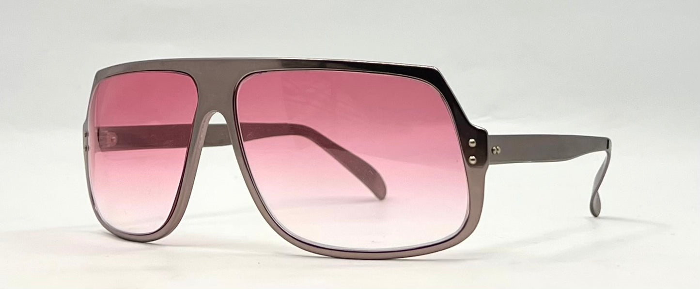 Polaroid Cool Ray 425 Vintage Sunglasses w|New Gradient Rose Tinted Lenses