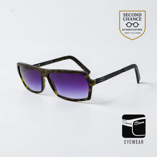 ic! Berlin “Ryoko” Screwless Sunglasses-New Purple Gradient Tinted Custom Lenses-UNWORN