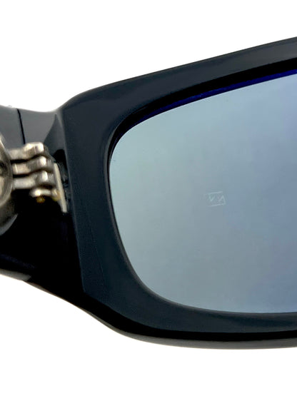 Chrome Hearts Dixie Normus BK -New Zeiss Blue Smoke Custom Lenses-Full Kit
