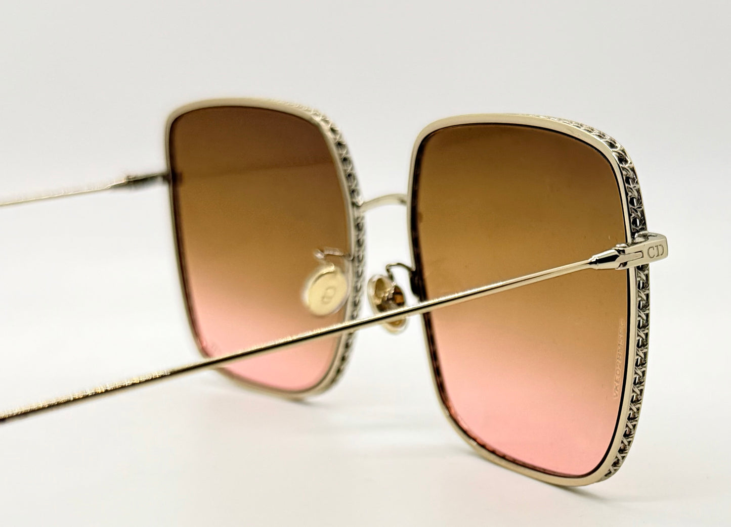 DIOR BY DIOR 3F Sunglasses-Silver Frame w/Gradient lenses-Y2K Vintage-Italy-Unworn