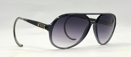 Bucci 1970s VINTAGE Aviator Sunglasses-Cable Temples-Unworn-France