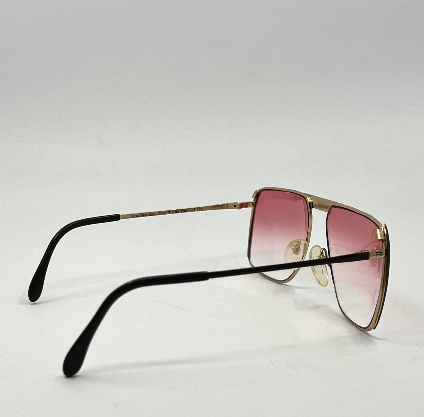 Rodenstock-Mr. R 889 GM Vintage Sunglasses w/New Gradient Pink Custom Day/Night Tint-60mm