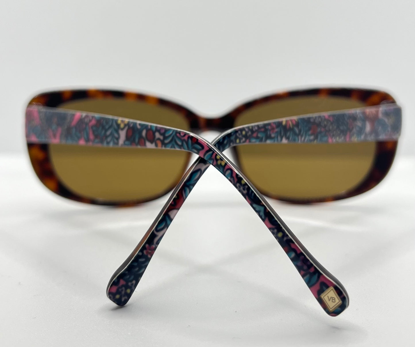 Deadstock Vera Bradley Karina Kaleidoscope KAL Tortoise Sunglasses – Custom Polarized Lenses – 54-16-135