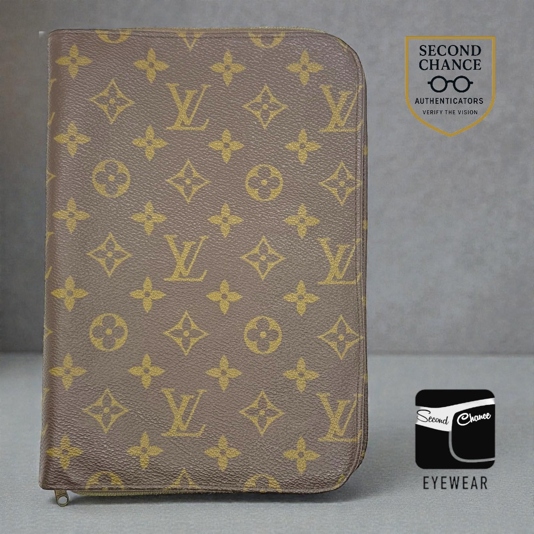 LOUIS VUITTON MONOGRAM ZIP FOLIO DOCUMENT CASE – VINTAGE