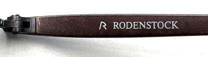 Rodenstock R4241-Y2K Vintage Oval Sunglasses-New Custom Bottle Green Tinted Lenses