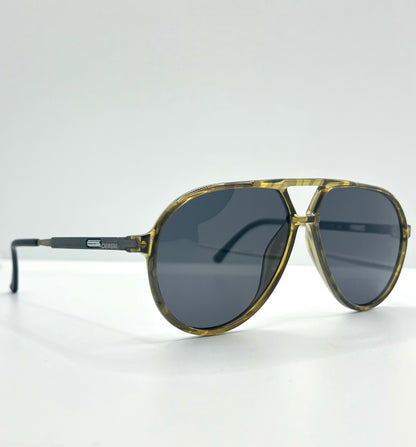 CARRERA CA 5335 20B – AVIATOR VINTAGE SUNGLASSES-CUSTOM BERKO’S DESIGNS LENSES