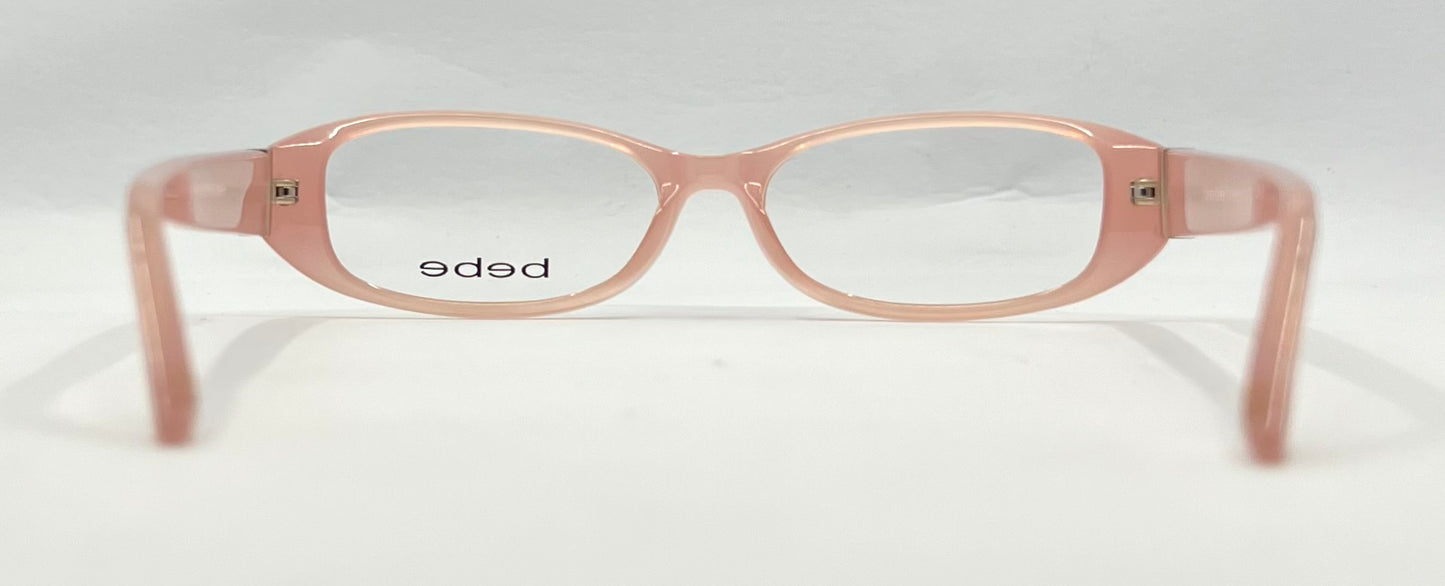 bebe Luminous Pink Optical Frames 51-15-135 Deadstock Unworn Y2K