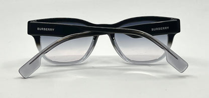 Burberry B2306 Black/Clear Cat-Eye w/New Gradient Second Chance Customs Lenses