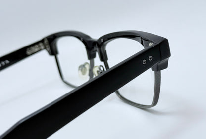 RARE DITA GRAND RESERVE TWO DRX-2061-A-BLK-SLV-55 – Matte Black/Silver – Japan-Made Luxury Eyewear