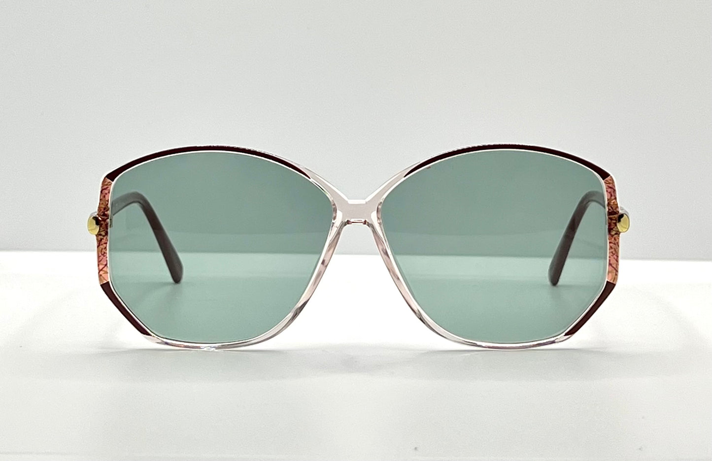 Silhouette SPX M1793 Vintage Sunglasses w/New, Custom Aquamarine Lenses-Deadstock-Austria