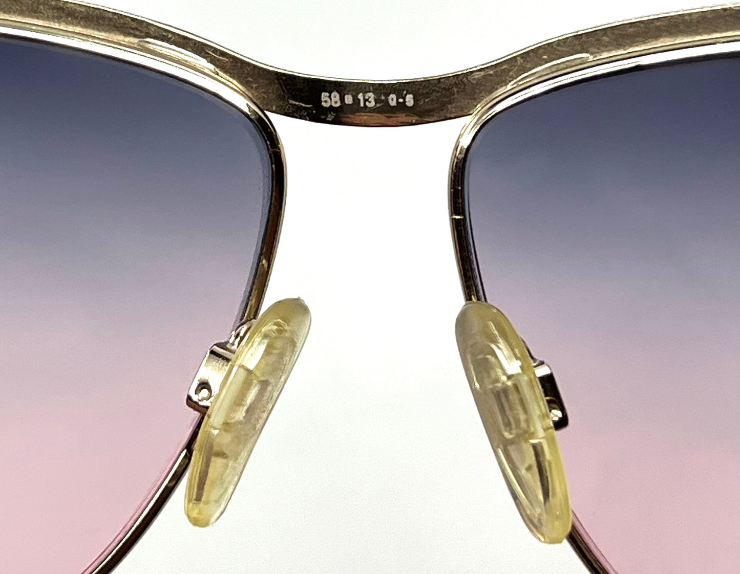 Gucci GG2232 95N-Vintage  Silver Sunglasses-New Blue/Rose CustomLenses