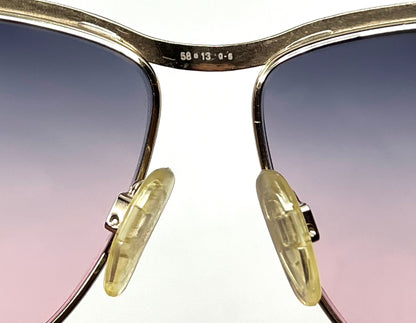 Gucci GG2232 95N-Vintage  Silver Sunglasses-New Blue/Rose CustomLenses