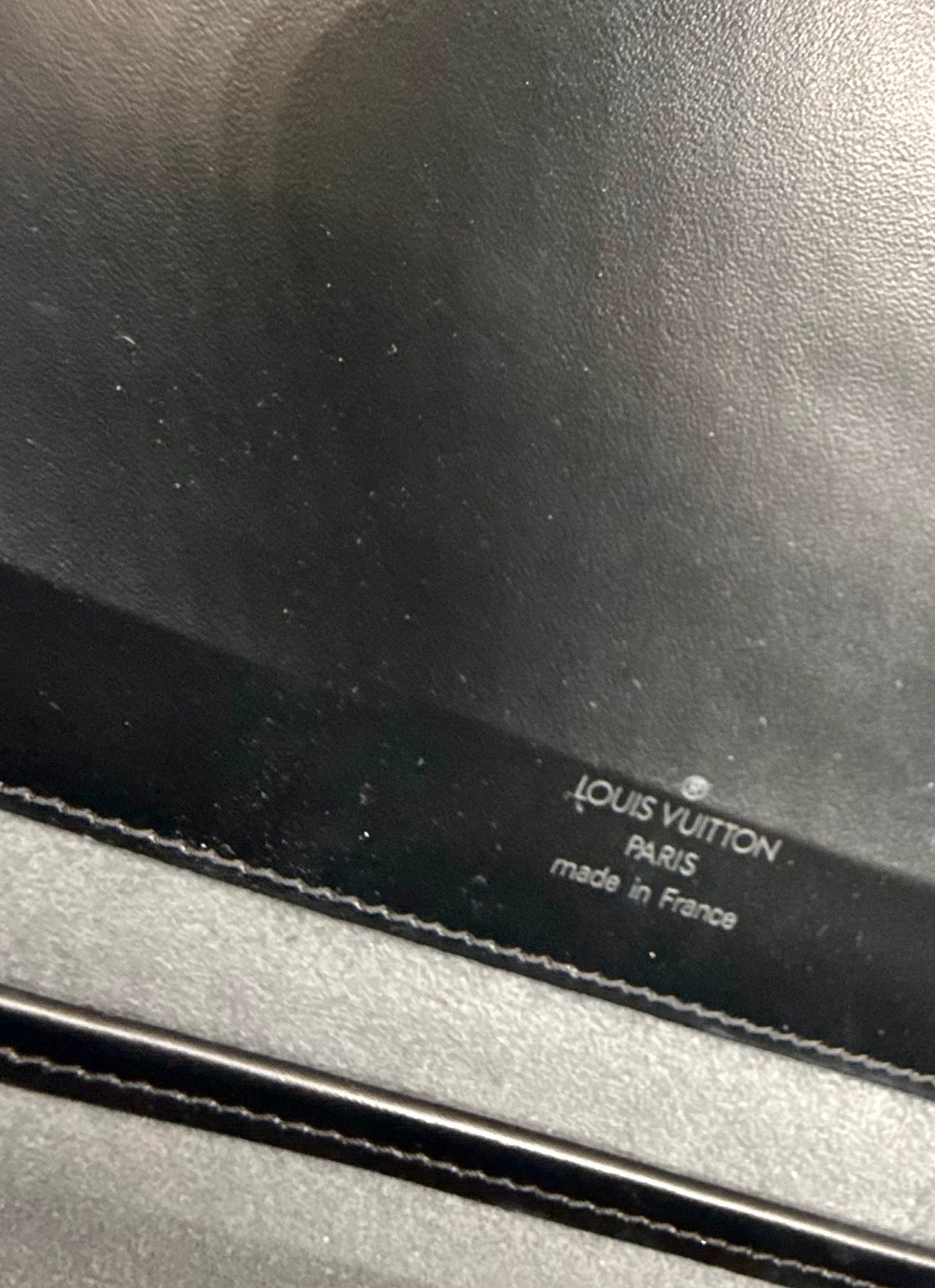 Louis Vuitton VINTAGE Epi Leather Black Camera Shoulder Bag France