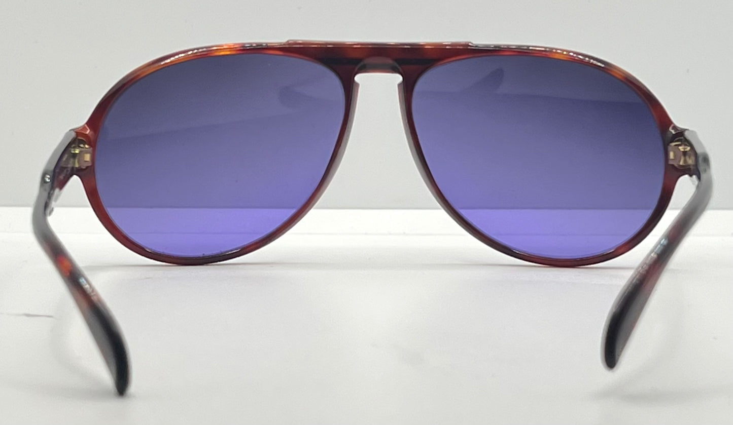 Silhouette M2095 Vintage Aviator Sunglasses w/New Violet Custom Lenses