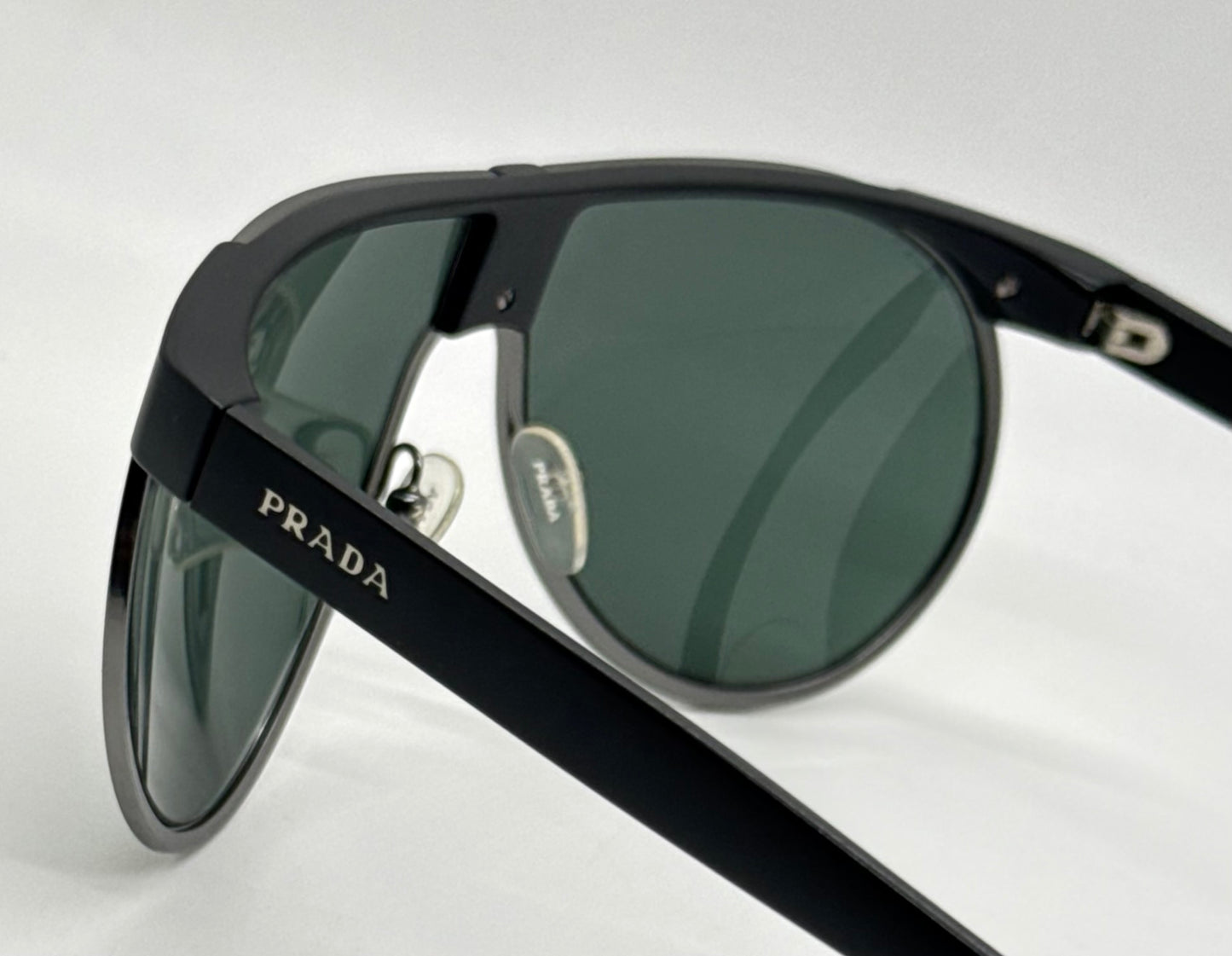 Prada SPR23P Sunglasses Deadstock Unworn Full Kit Made Italy Navigator