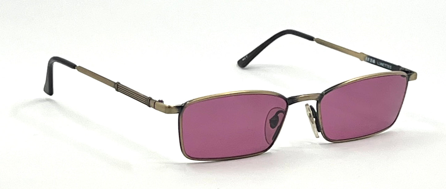 IDC Lunettes I 721 027 France Vintage Sunglasses-New Orchid Rose Custom Lenses
