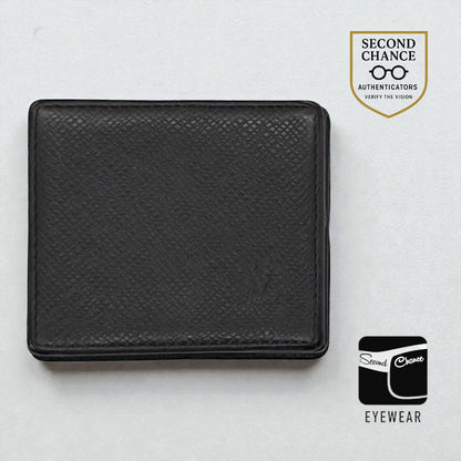 Louis Vuitton Taiga Coin Purse Black Snap VINTAGE Wallet-France