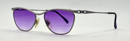 Les Copains LC 110 Y2K Vintage Sunglasses w/New Purple Custom Lenses-Unworn