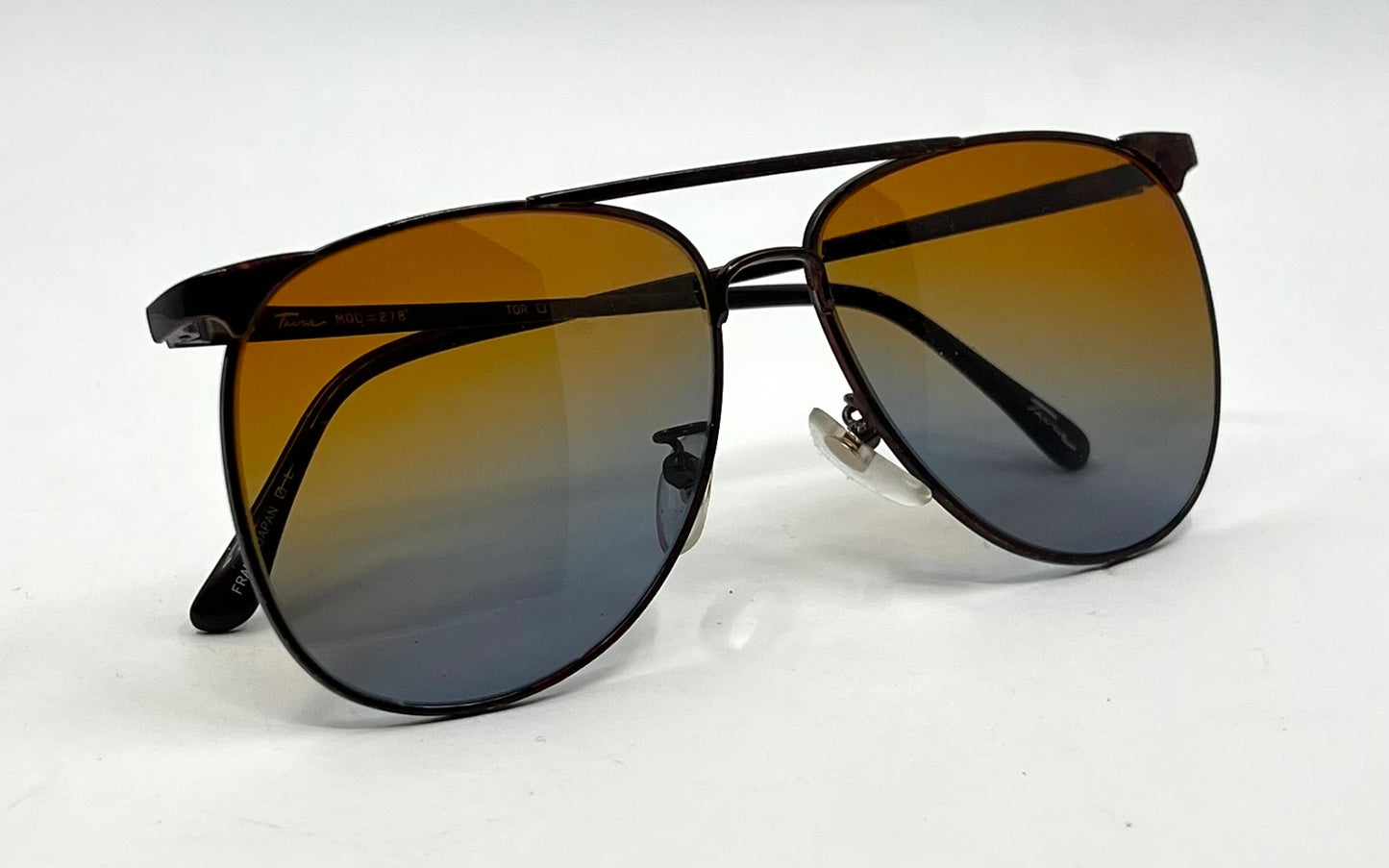 Tura MOD 278 Vintage Bronze Metal Sunglasses w/New Gradient Custom Lenses