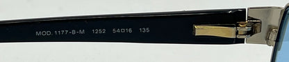 Versace 1177-B-M Sunglasses-Vintage Rhinestone w/New Sky Blue Custom Tinted Lenses