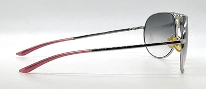 Christian Dior Hippy 1-Silver Star Aviator-Y2K Vintage Sunglasses-Unworn-Italy