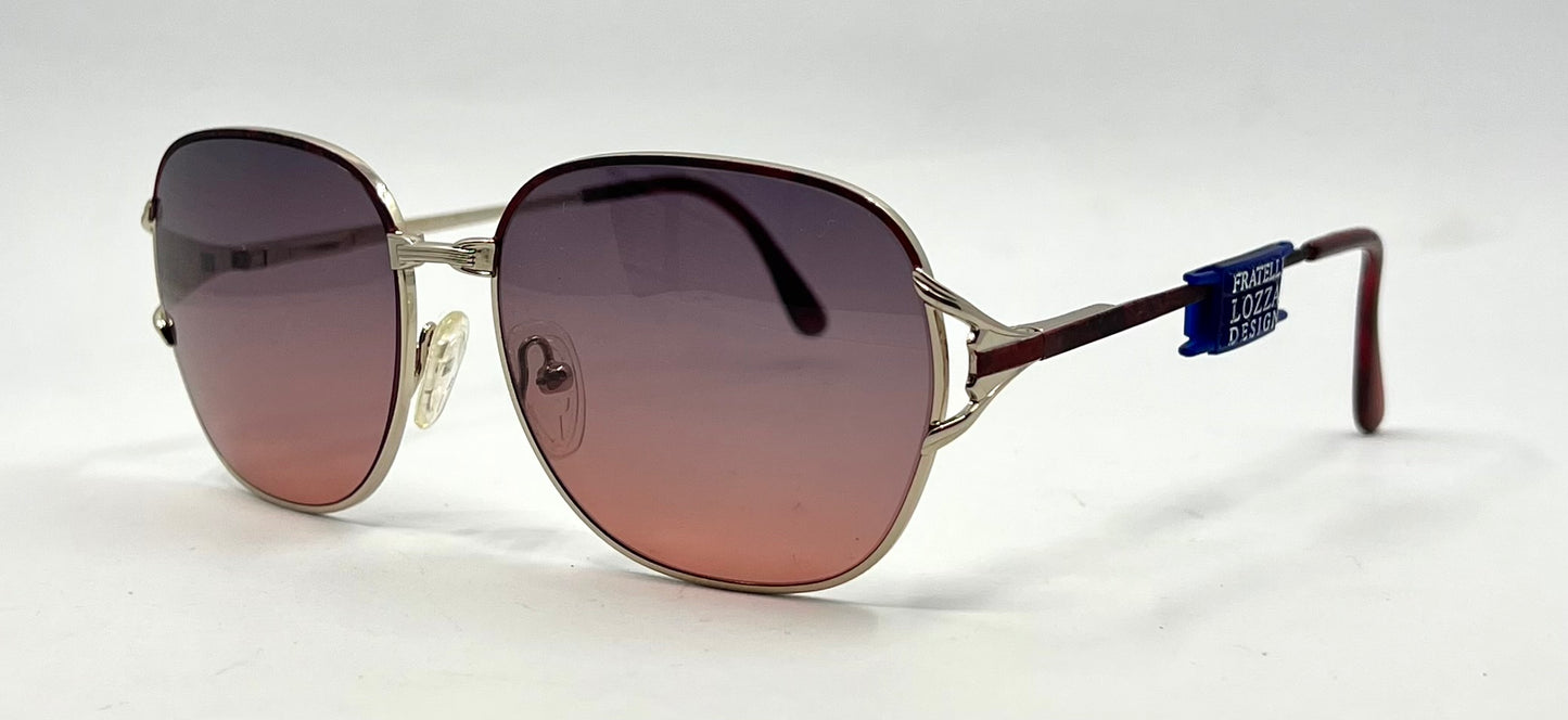 Fratelli Lozza BLISS Redwood Sunglasses-New Smokey Rose Custom Gradient Lenses