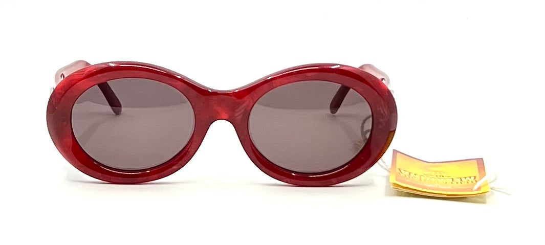 Fendi SL 7555 Z02-Red Logo-VINTAGE Sunglasses Made in Italy-Unworn