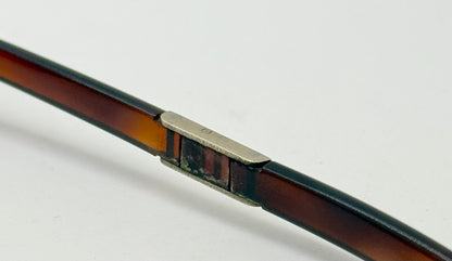 Folding Vintage 101 FRAME FRANCE Sunglasses-Dark Espresso Tort w/New, Custom Solid Crimson Berko’s Designs Lenses