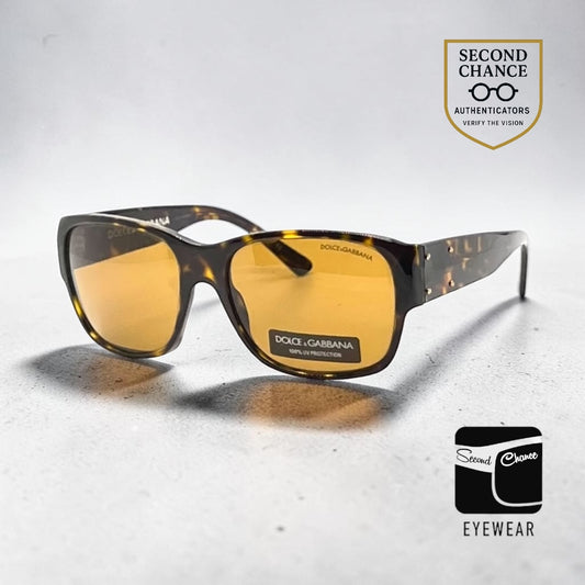 Dolce & Gabbana DG4025 502/33 Vintage-Y2K Tortoise Sunglasses-Unworn