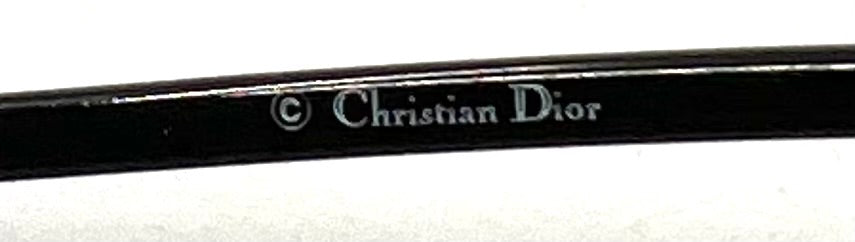 Dior CD 3627 Y2K VINTAGE Half-Rim Sunglasses-New Solid Smoke Custom Lenses-Unworn