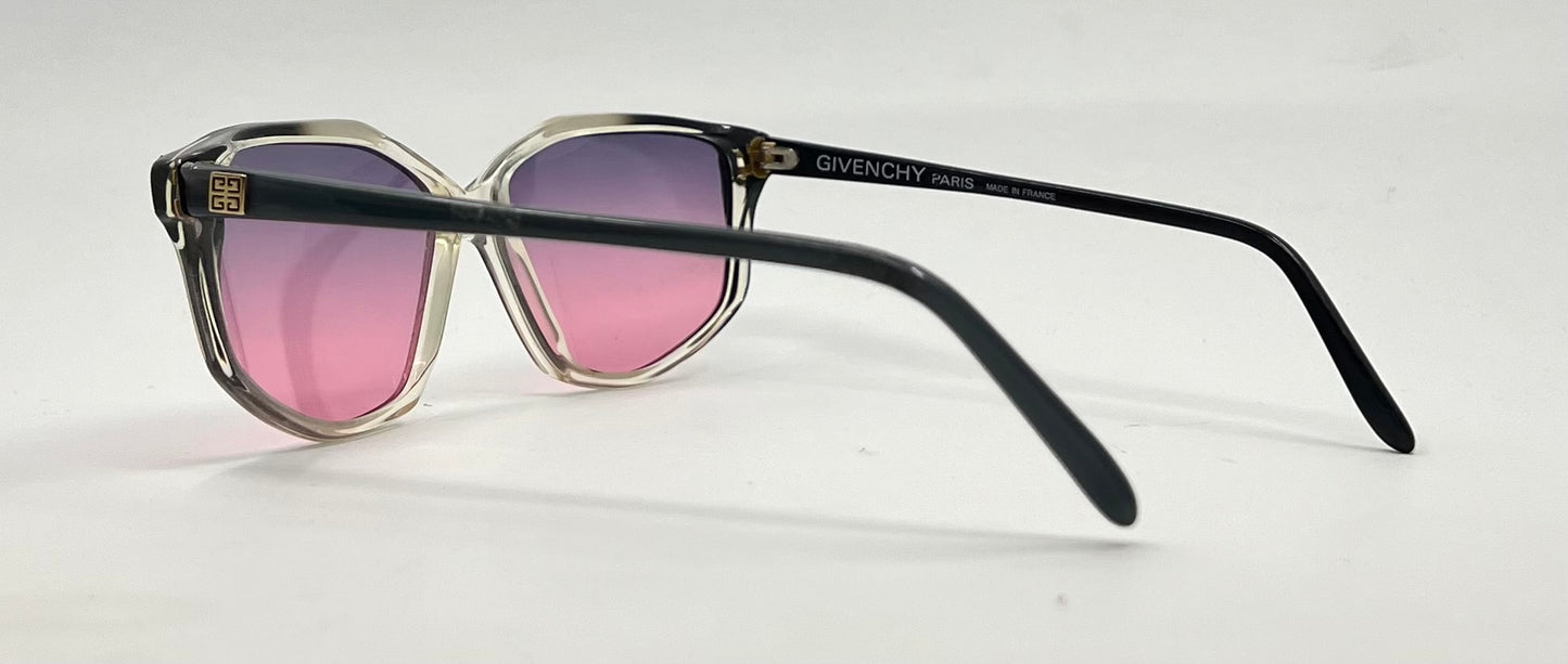 Givenchy Paris 950 Vintage Sunglasses w/New Pink Gradient Custom Lenses-UNWORN