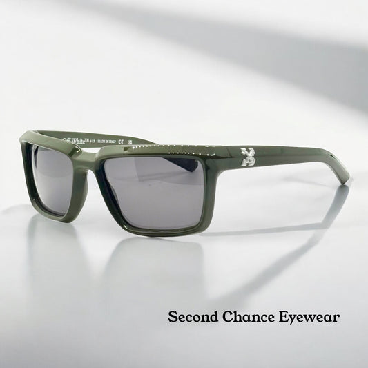 Off-White™ OE RI067 5707 GREEN Sunglasses-Rare Colorway-New/Unworn-Full Kit-59mm