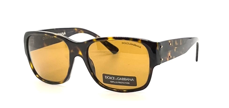 Dolce & Gabbana DG4025 502/33 Vintage-Y2K Tortoise Sunglasses-Unworn