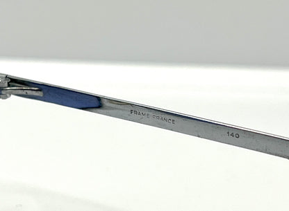FAIRFIELD F088 Vintage Sunglasses w/New, Custom Gradient Twilight Blue Lenses-Deadstock-France