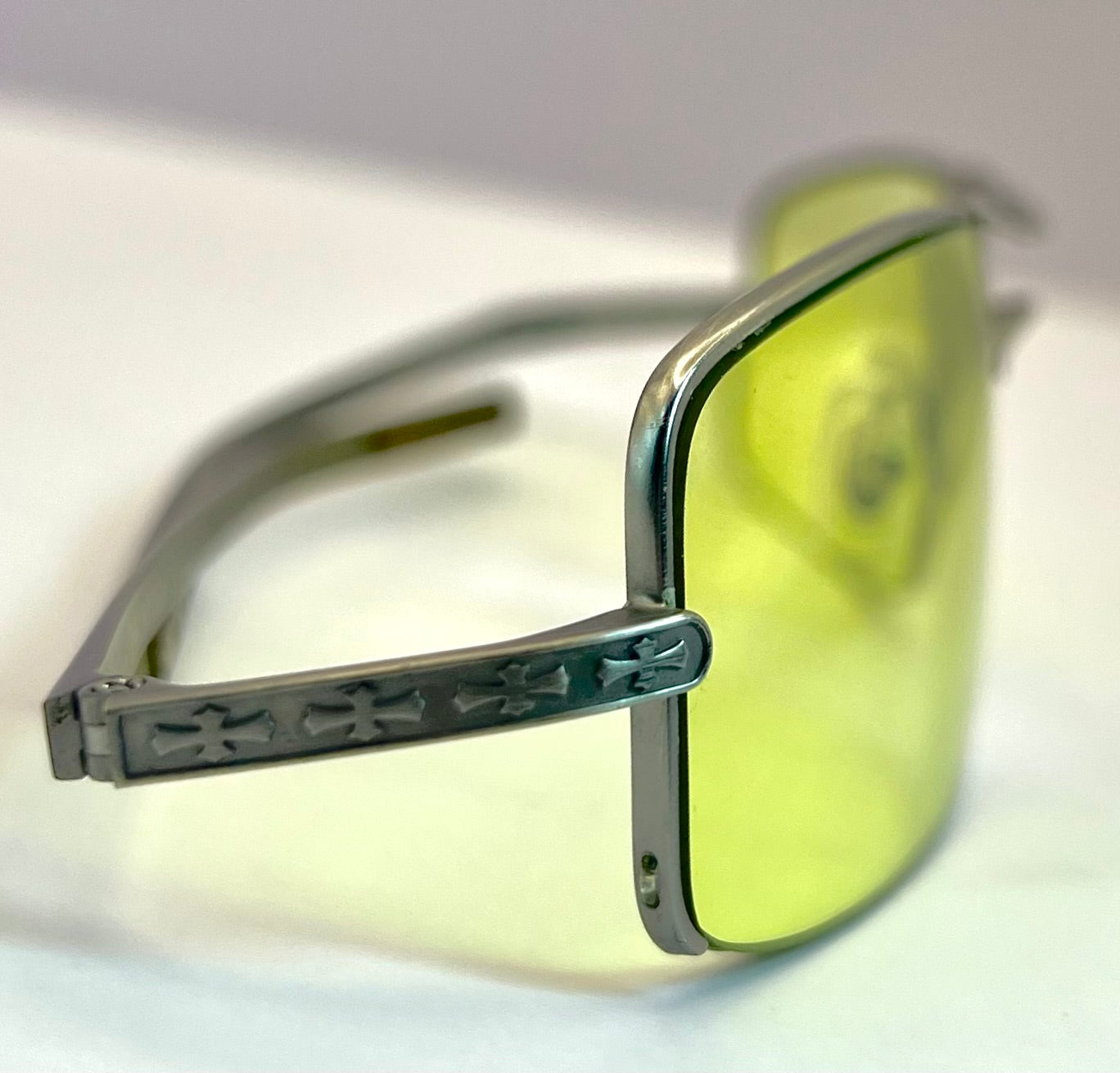 Vintage CHROME HEARTS HELL RAISER-with NEW Day/Night Yellow & Green Lenses