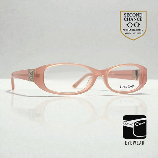 bebe Luminous Pink Optical Frames 51-15-135 Deadstock Unworn Y2K