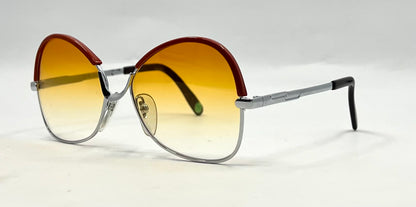 Silhouette MOD 480 Vintage Aviator Sunglasses-New Sunset Gradient Custom Lenses