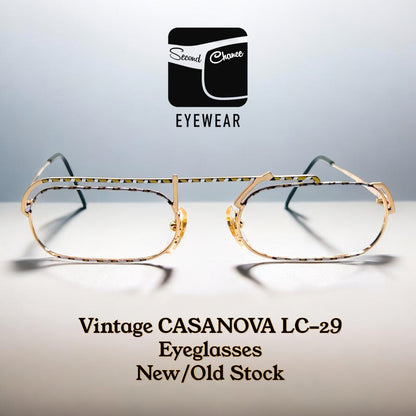 Casanova LC-29 C01 - New/Old Stock Vintage Eyeglasses-Made in Italy