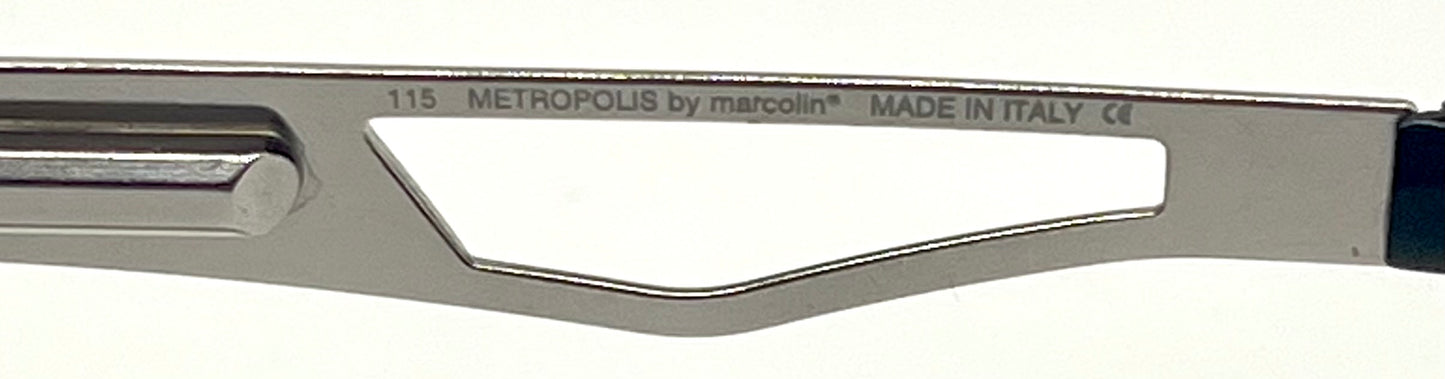 Metropolis by Marcolin Wild Spirit 0900 VINTAGE Sunglasses-Italy-63mm-NOS/UNWORN