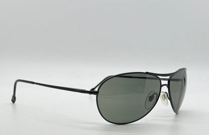 PERSOL 2256-S 594/58 Vintage Black Aviators w/ Polarized Lenses-Deadstock