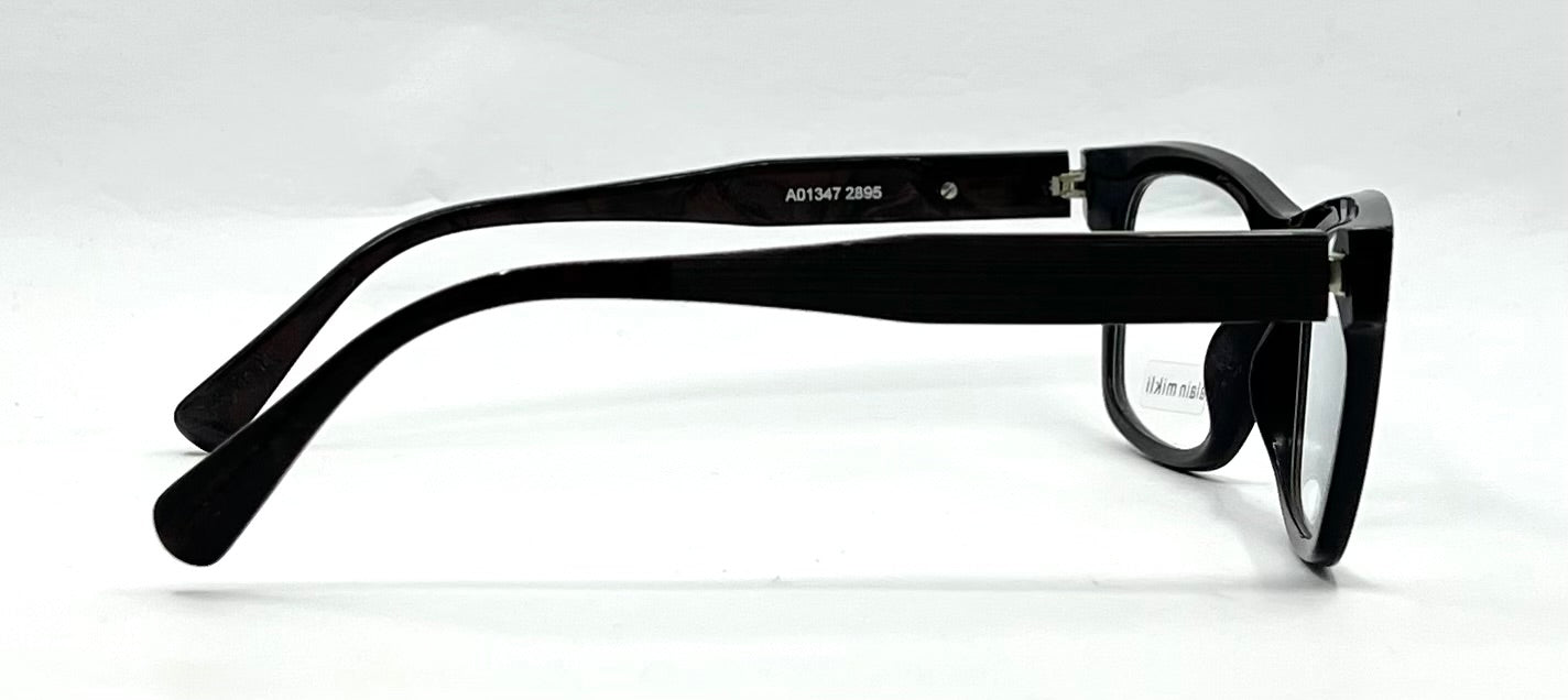 Alain Mikli A01347 2895-VINTAGE Black Optical Frame-UNWORN Eyeglasses-France