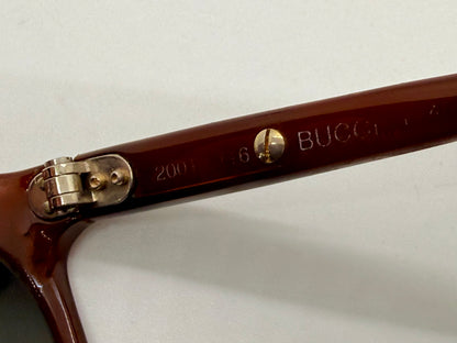BUCCI 2001/116 Vintage French Sunglasses with Original Glass Lenses