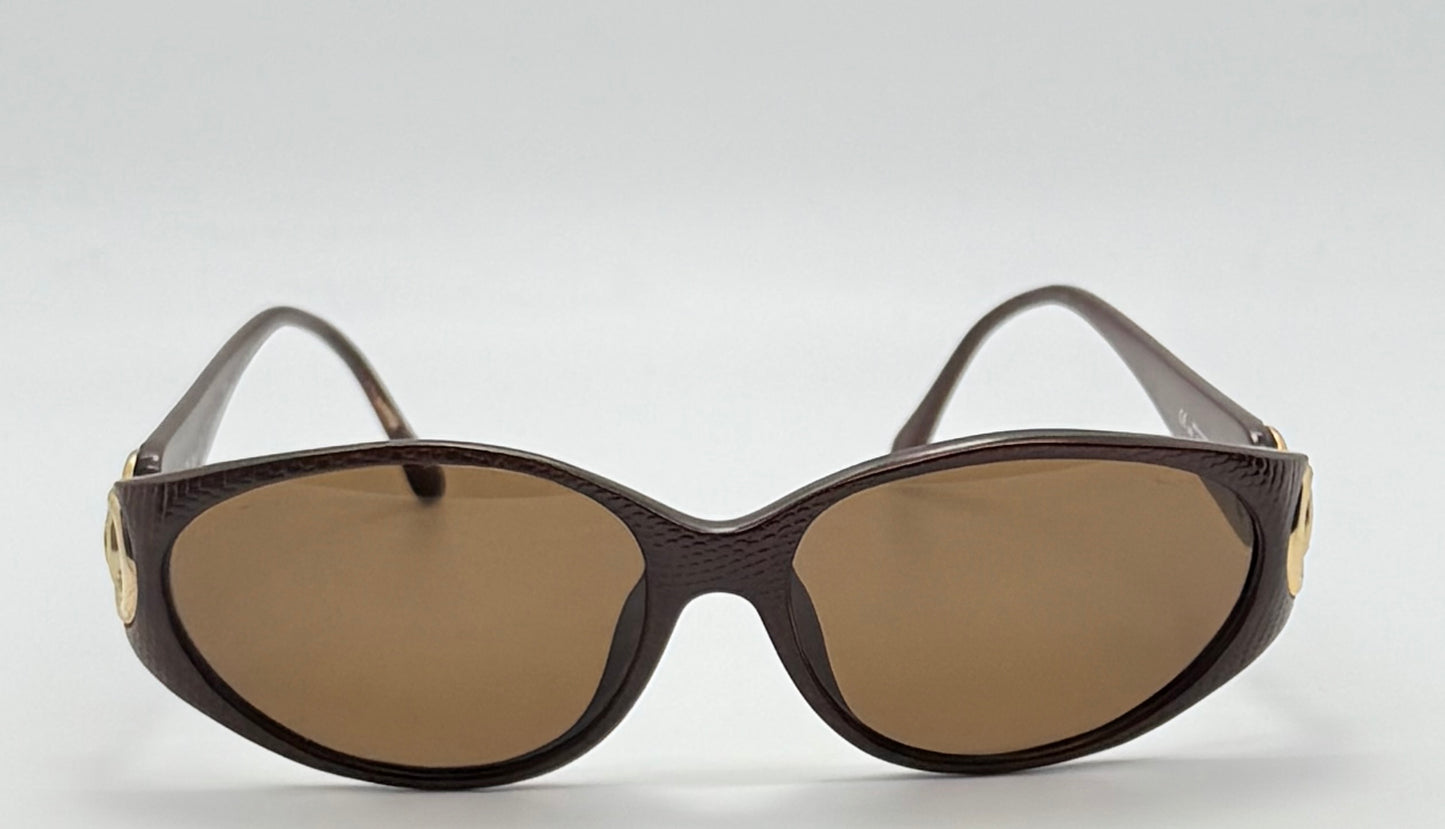 Vintage Christian Dior 2851 30 Sunglasses-Custom Solid Brown Berko’s Designs Lenses