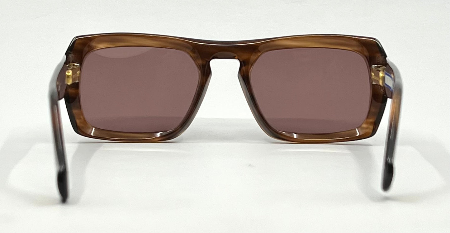 Rodenstock Exclusiv 317 Havana Vintage Sunglasses-New Rose/Brown Tinted Custom Lenses