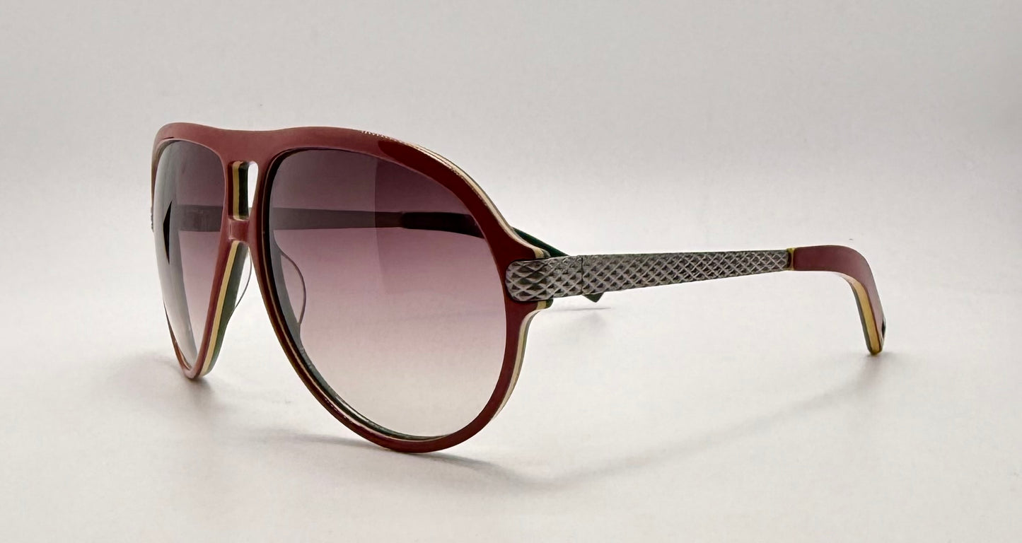Mosley Tribes “HAYES”-MT6024-S 1144/13 Red Aviator Sunglasses– Full Kit-Discontinued
